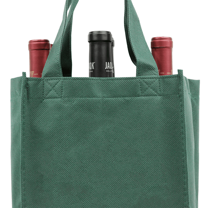 Six bottle Wine Tote, Double Layered Premium Plus *Fully Customizable*,[wholesale],[Simply+Green Solutions]