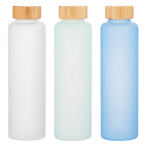 18oz Frosted Glass Bottle | Sublimation | Clearance