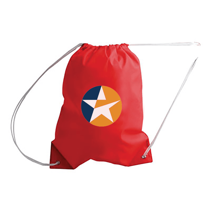 Custom Lightweight Polyester Drawstring Bag Simply Green