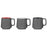 12 oz Windsor Ceramic Mug Gray
